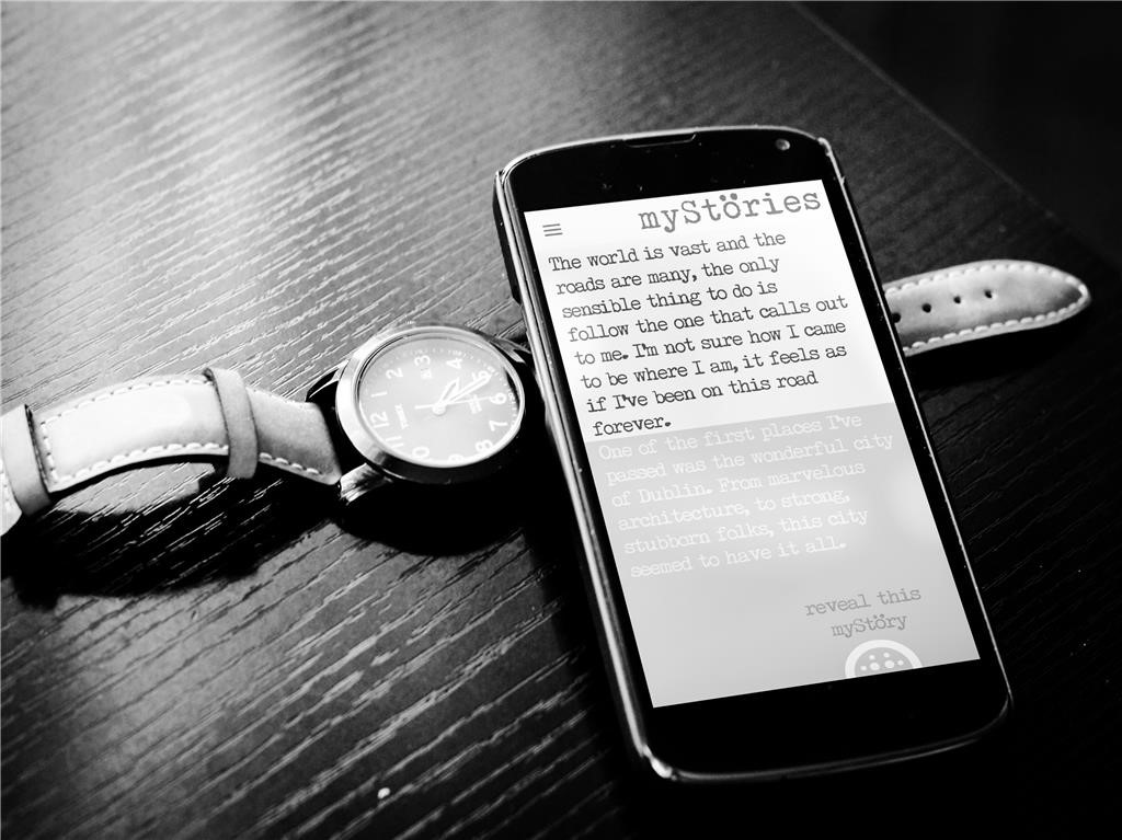 myStöries book for travellers and vagabonds reveal page